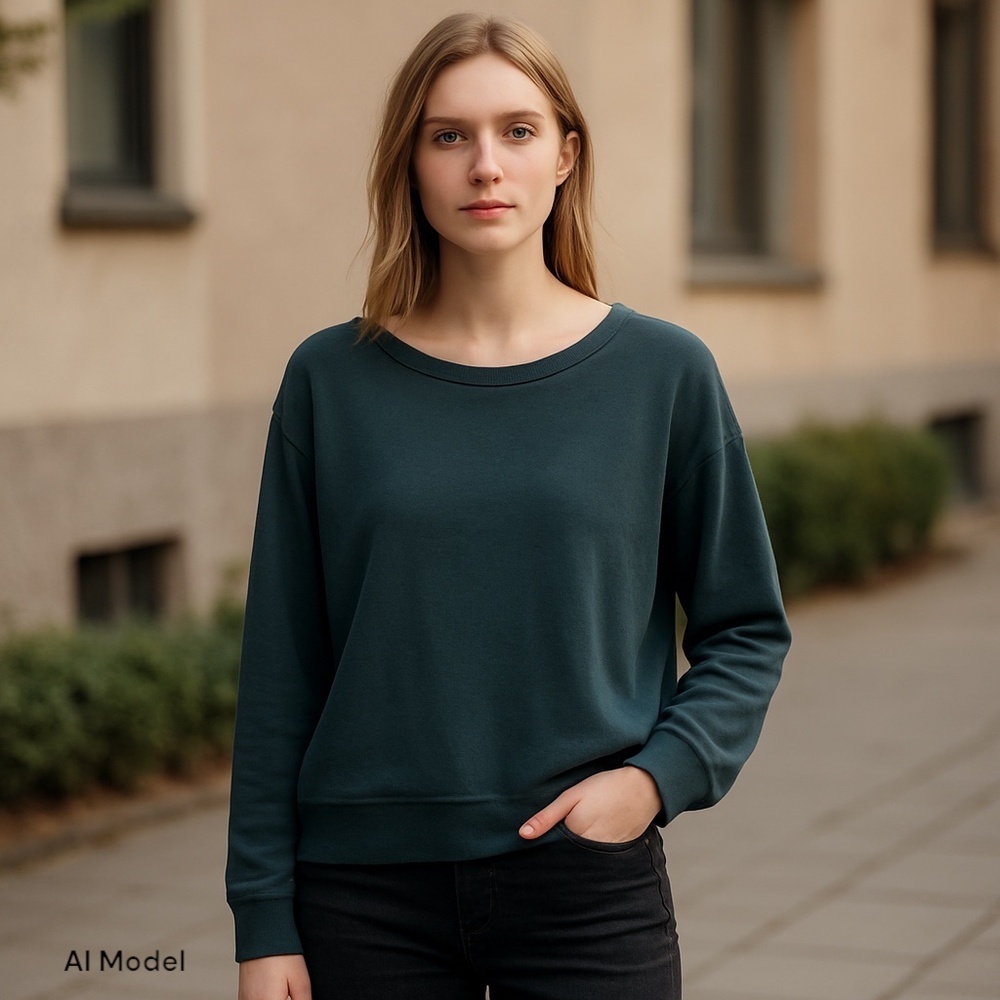 Fabletics Black Pullover Top Size Medium - image 1